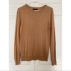 Brown MNG Womens Long Sleeve Sweater